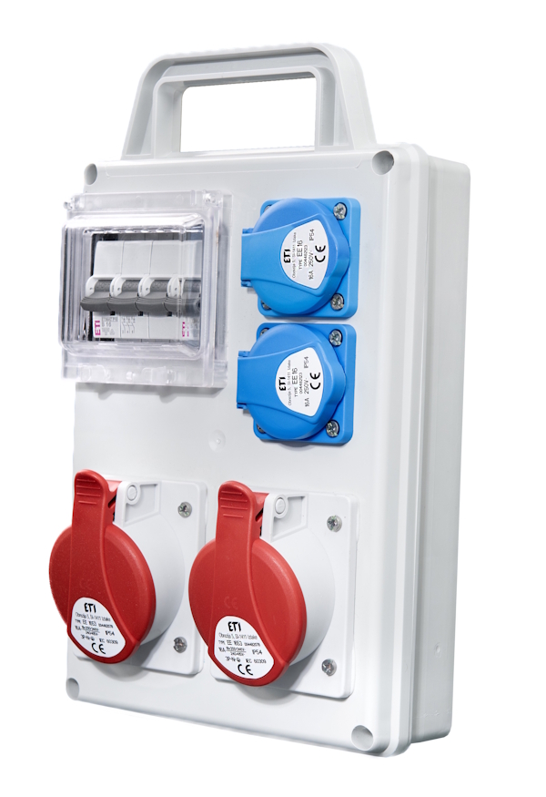 Zásuvkové kombinace s držákem EDS4D a EDS8D