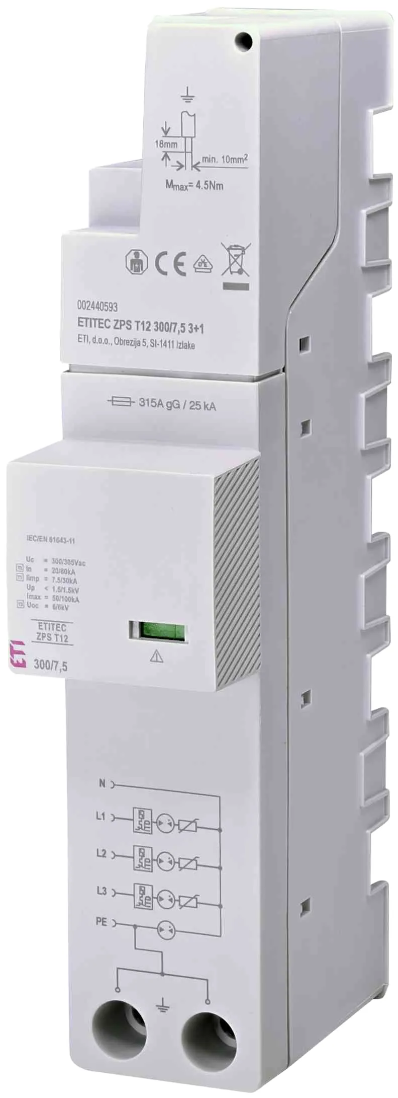  ETITEC ZPS T12 300/7,5 3+1 RC 002440597