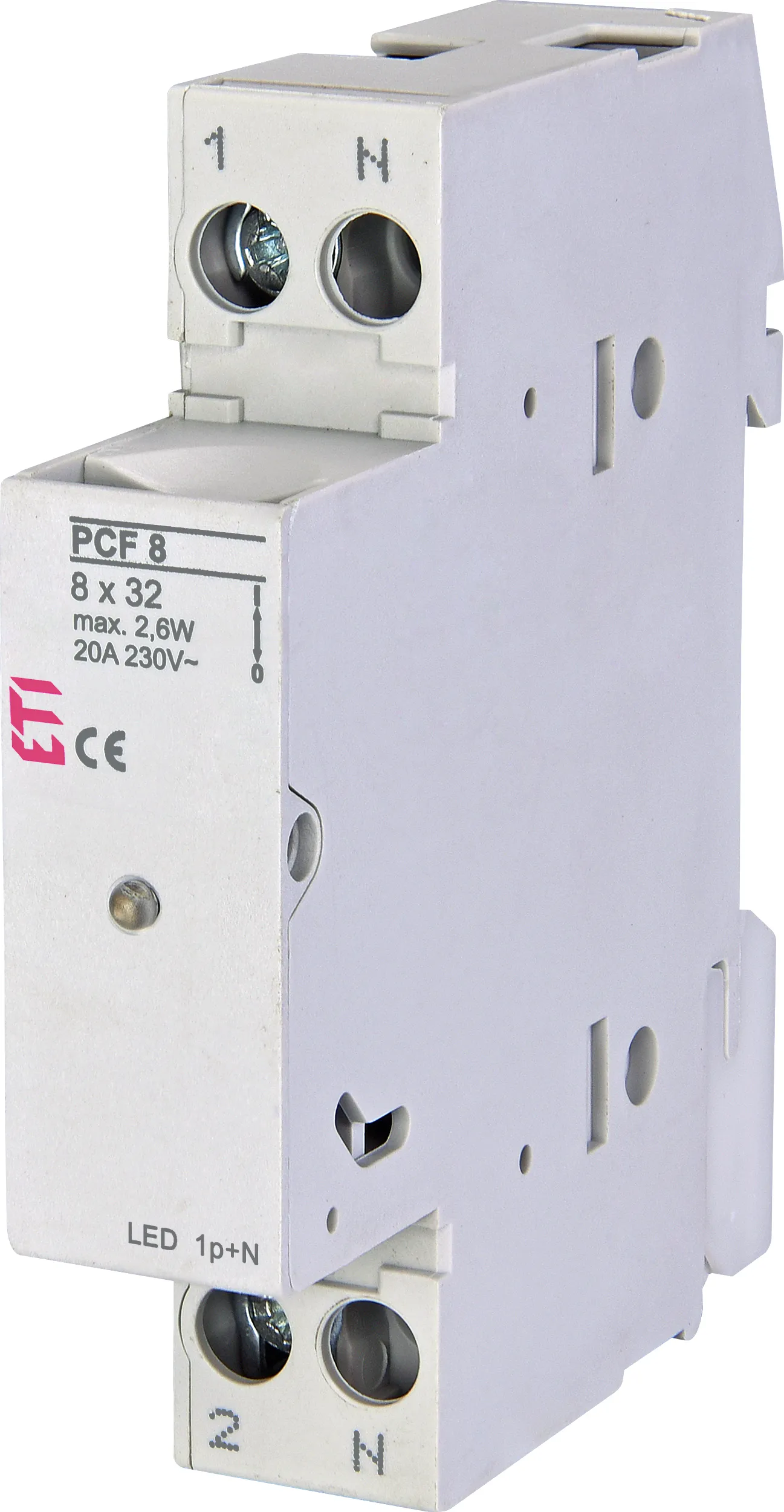  PCF 8 1p+N LED 002530012