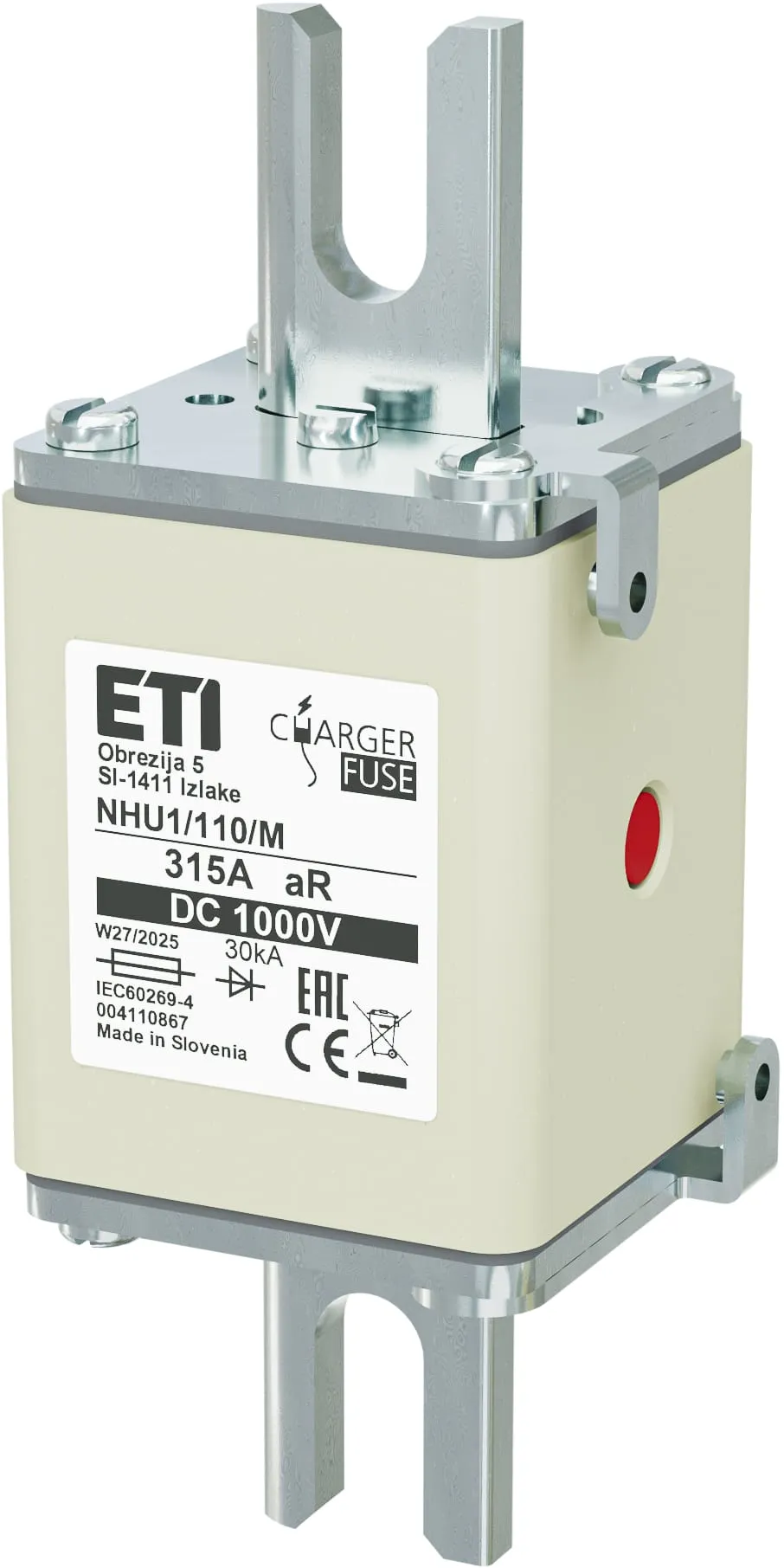  NHU1/110/M aR 315A/1000V DC 004110867