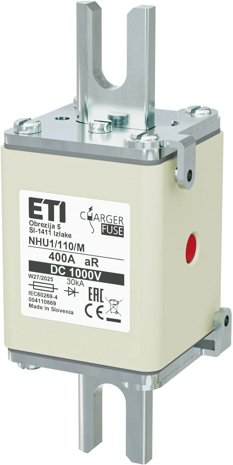  NHU1/110/M aR 400A/1000V DC 004110869