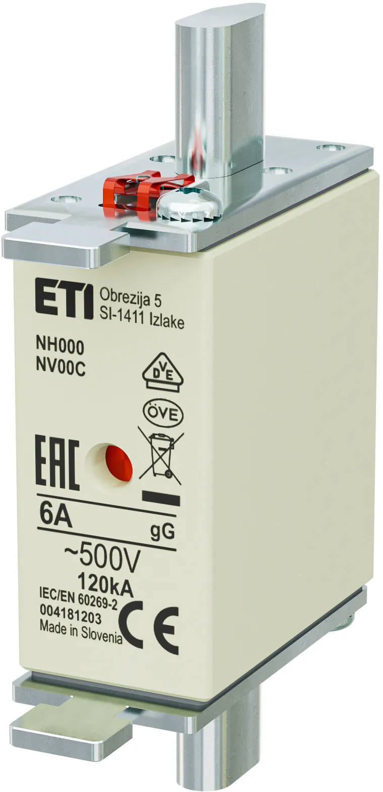  NH000 gG 6A/500V 004181203