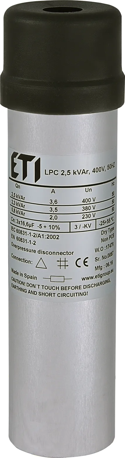 LPC 2,5 kVAr, 400V, 50Hz 004656702