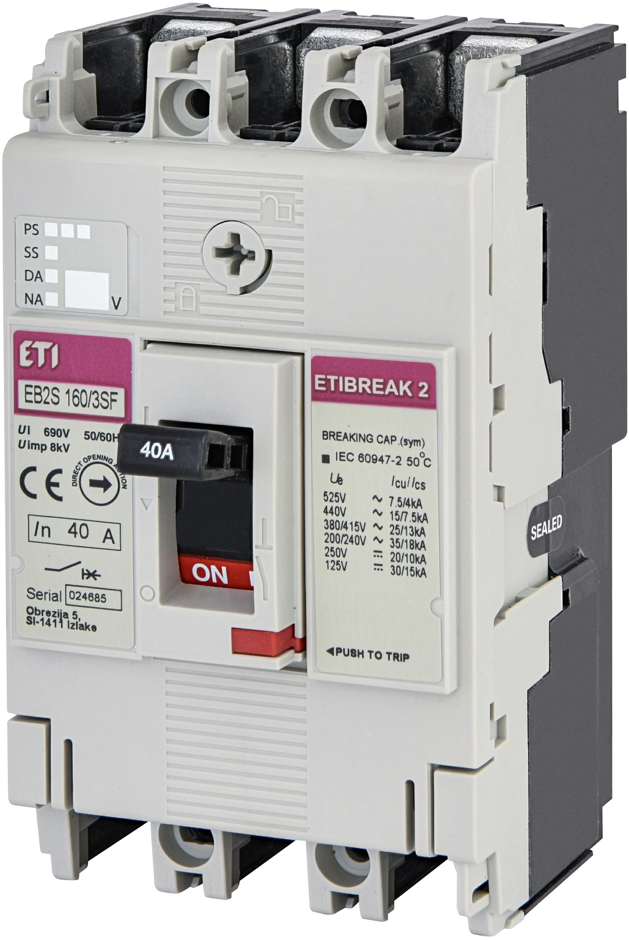  EB2S 160/3SF 40A 3p 004671831