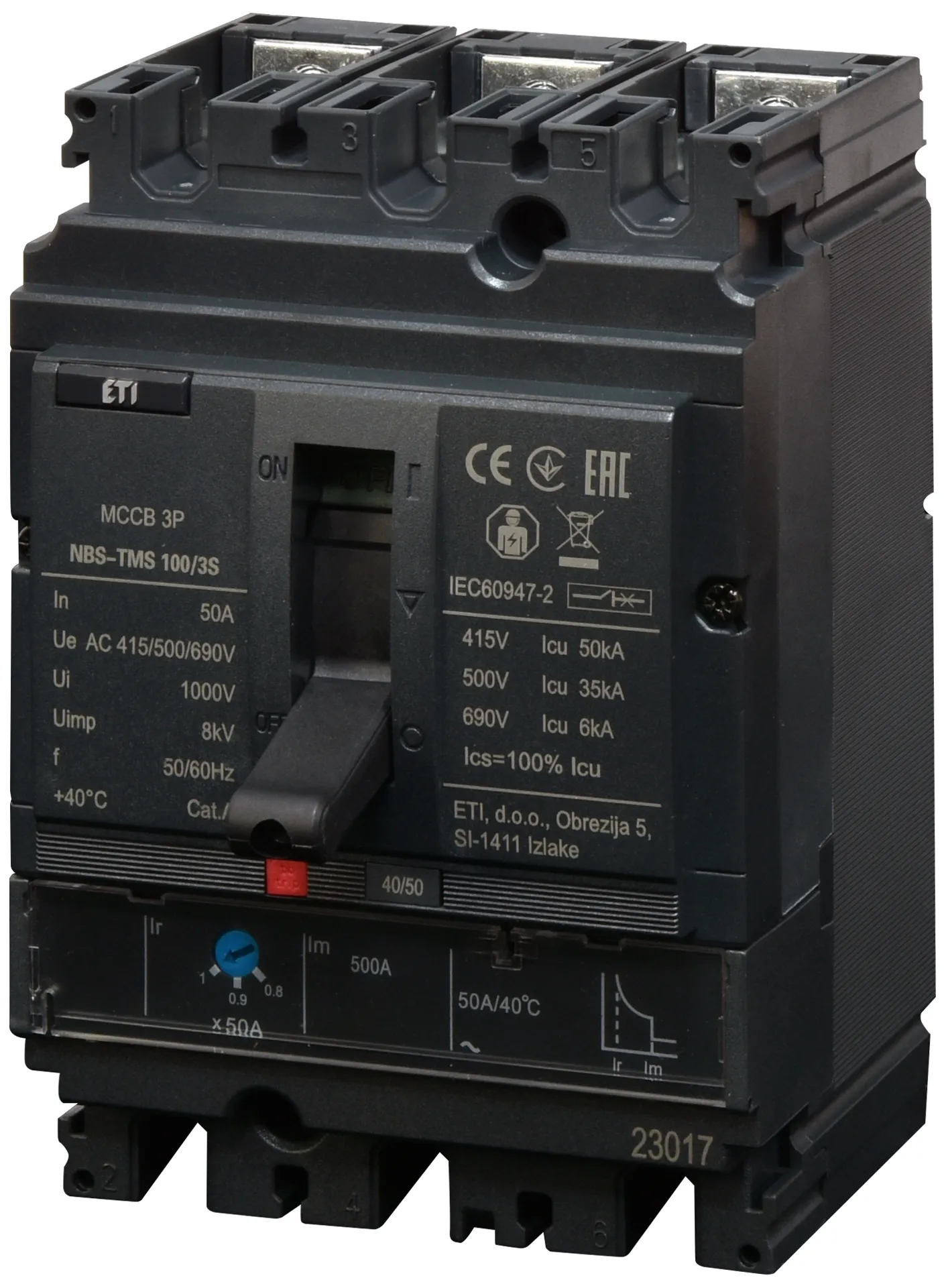  NBS-TMS 100/3S  50A 3P 004673024